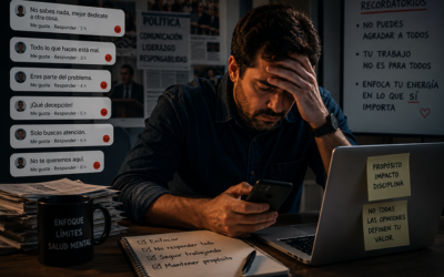 Cómo manejar críticas cuando trabajas en política, medios o redes