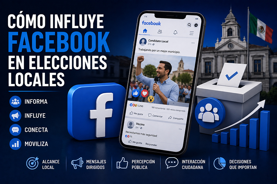 como influye facebook en elecciones