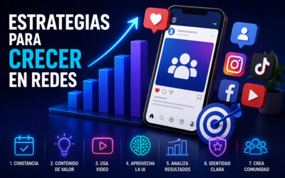 Estrategias para crecer en redes sociales en 2026