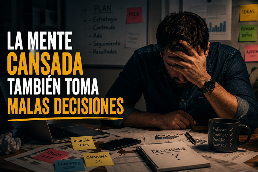 la mente cansada toma malas desiciones
